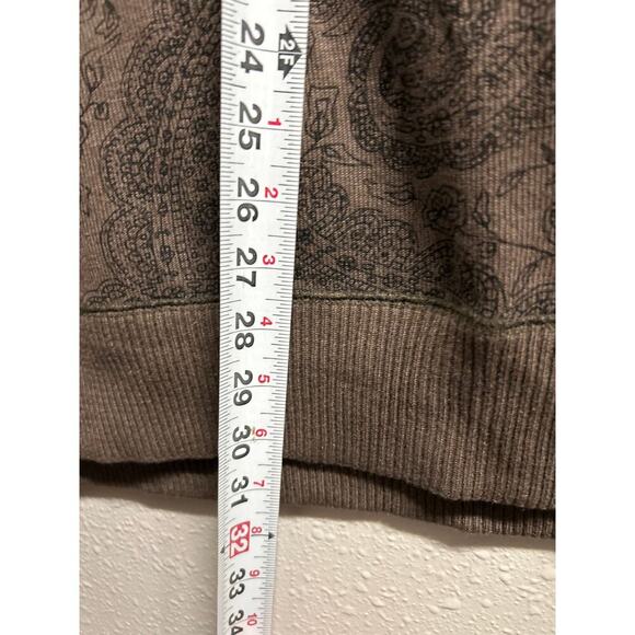 NWT Reversible Men’s Cremieux Quarter Zip Sweater Brown Black Design size XXXL - Picture 8 of 11